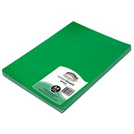 Rainbow A4 150Gsm System Board 100 Sheets, Green