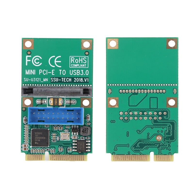 MINI PCIE to USB3.0 Expansion Card 19/20PIN 5Gbps Transmission 15Pin