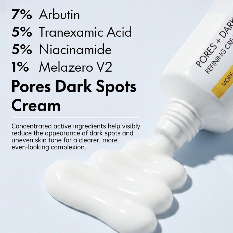 Pores Dark Spot Cream with Arbutin, Tranexamic Acid & Niacinamide