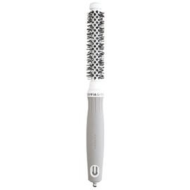 Olivia Garden - Expert Blowout Shine Hairbrush - White and Grey - 15