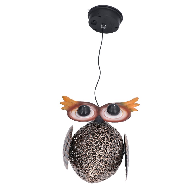 Hanging Solar Light LED IP55 Waterproof Night Owl Design Peaceful