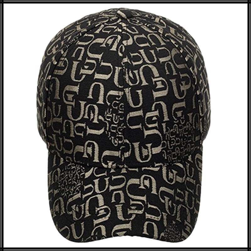 White Fang CA650 Cap, English Pattern, Hat, Sports, Running, Outdoors,