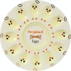 Precious Moments Egg Platter | Angeled Eggs Ceramic Platter |