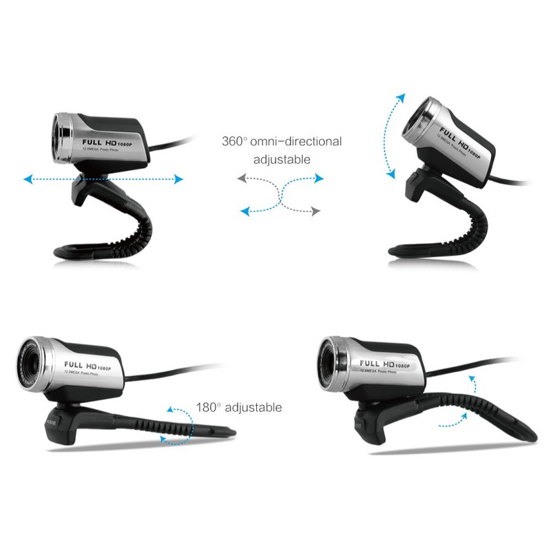 AUSDOM AW615 Webcam 1920x1080P Full HD 12MP USB 3.0 Web