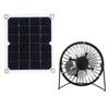 10W Solar Panel with Cooling Fan Photovoltaic Solar Panel for