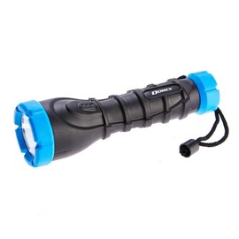 Dorcy Linterna LED resistente a la intemperie de 120 lúmenes con agarre antideslizante y cordón de nailon, varios colores (41-2958)