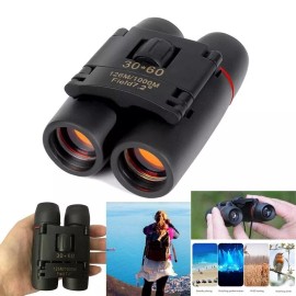 30x60 Zoom Binoculars Outdoor Travel Compact Folding Telescope Hunting Day/Night