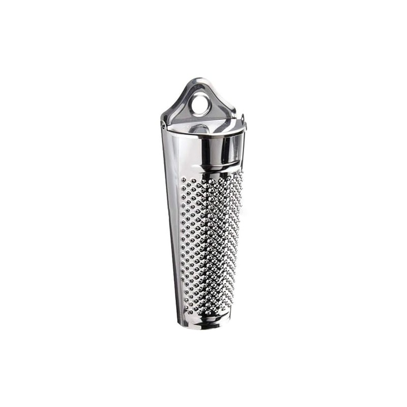 Silver Multifunctional Kitchen Stainless Steel Ginger Garlic Nutmeg Grater Nut