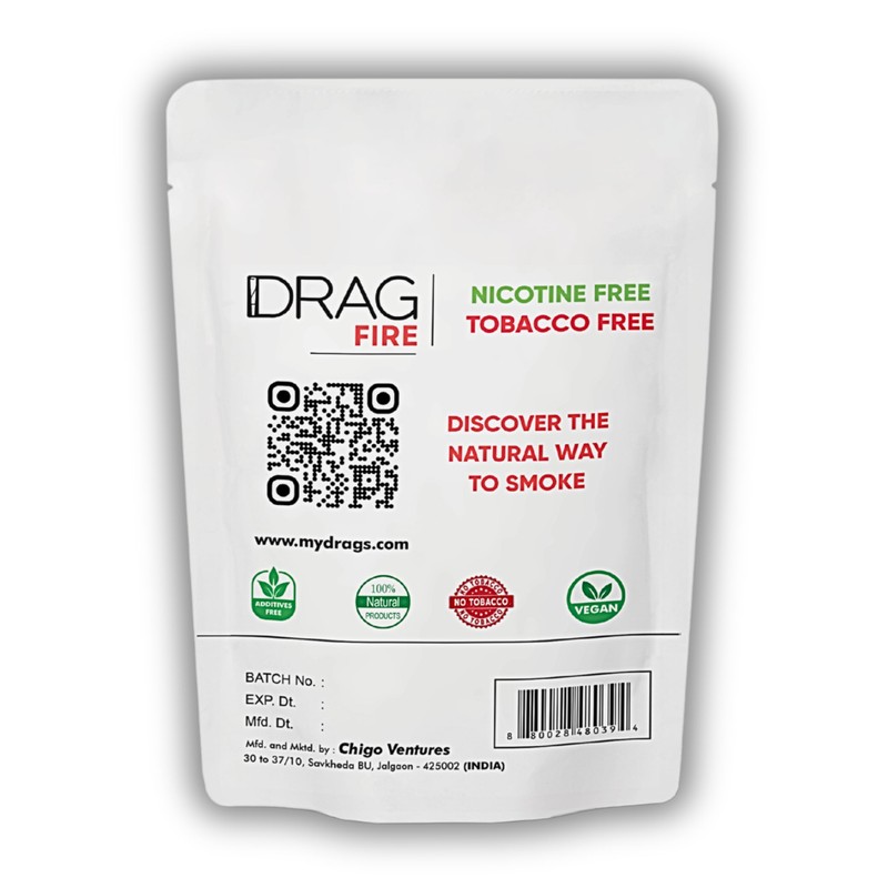 Herbal Smoking Blend - Drag (Blend of Exotic Flowers and