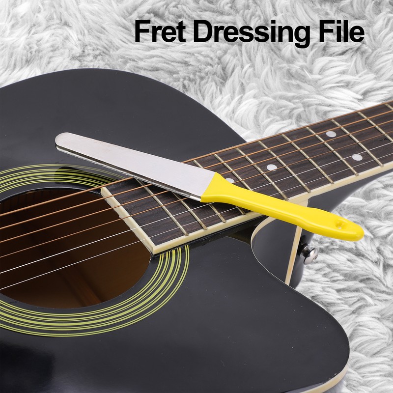 Fret Crowning File Metal Professional Guitar Polishing Repair Tool Musical