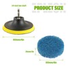 4 Inch Drill Brush Scrub Pads Cleaning Kit, 5X Faster