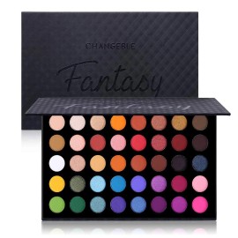 Prism Makeup Highly Pigmented Eye Makeup Palette, Matte Shimmer Metallic Eyeshadow Pallet...