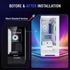 3 Angles Adjustment PC Fan Bracket Computer Case Chassis Cooling