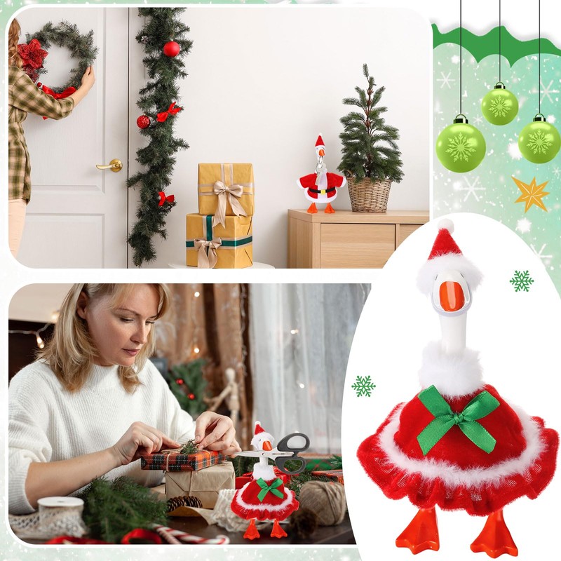 Abbylike 2 Sets 7 Inch Magnetic Desk Goose Outfits, Mr.