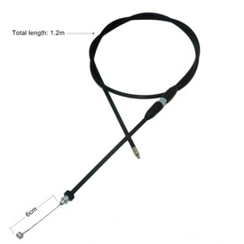 Windance Gaszug, 22 mm Daumensteuerung, Gasregler für 50 cc bis 250 cc TaoTao ATV Quad Go Kart Pit Bike (120 cm)