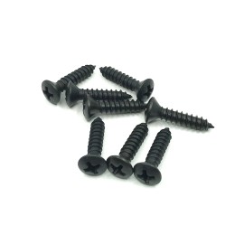 Panhandle Auto Fastener 8pcs door sill plate screws fits 1964-77 GM Chevy Olds 2 door models black oxide