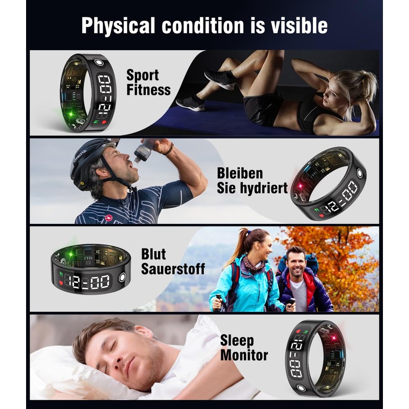 XSWCCJJ 516 Smart Ring 4th Generation RYTGWET