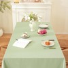 JIALE - Mantel de primavera, resistente estilo lino con textura,