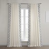 HPD Half Price Drapes Bordered Solid Cotton Curtains for Bedroom