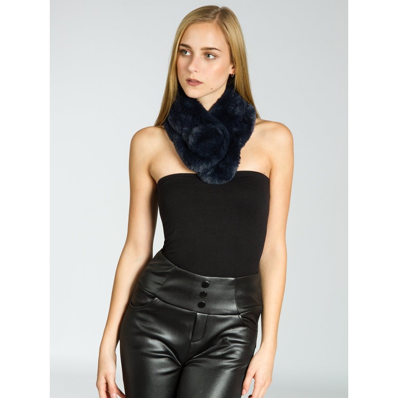 Caspar SC478 Women's Faux Fur Scarf Fur Collar Fur Collar,