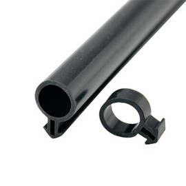 10 m Door Seal, Window Seal, Rubber Seal, Sealing Tape, Plastic Window, Window Seal for Frame, Profile Seal, Door Seal (10 mm, Black)