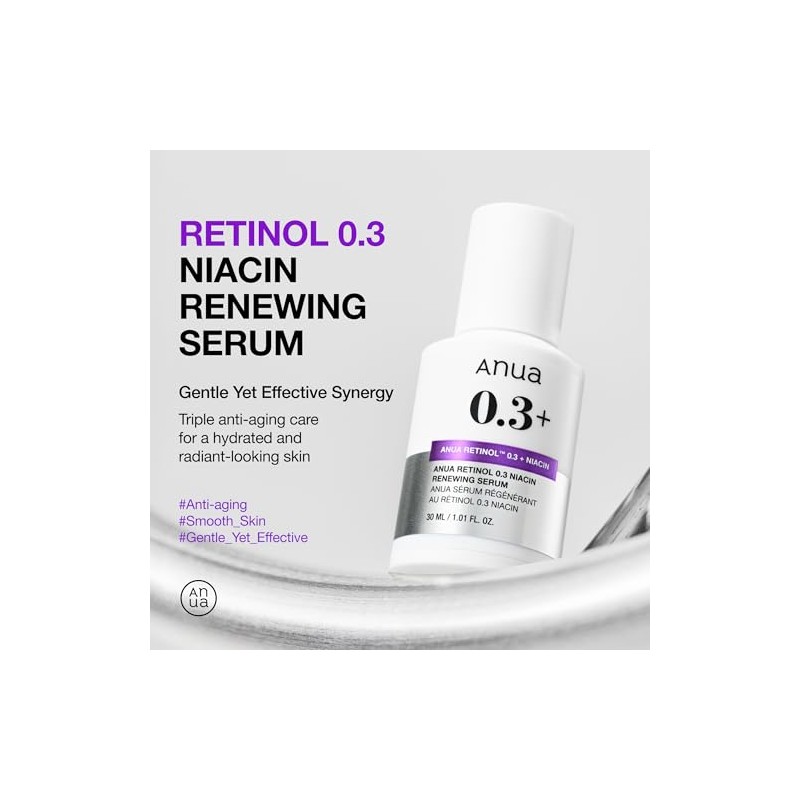 Anua Nano Retinol™ 0.3% + Niacin Renewing Serum -30 ml