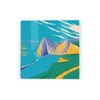 South Coast England Ceramic Coaster Set - Cornwall Dorset Jurassic