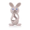 Brush Baby Bobbie Bunny Baby Teether Toy Cappuccino Grey |