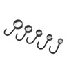 Zerniple Stainless Steel Hook Towel Hanger Black Hook Kitchen Utensil