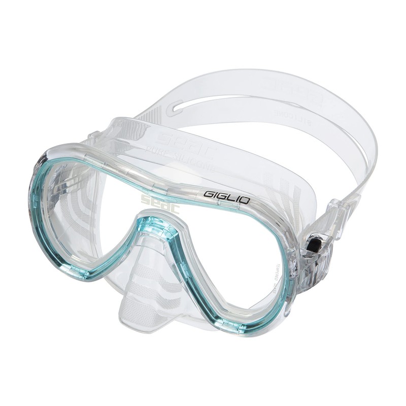 SEAC Unisex Giglio Snorkeling Mask, S/Kl Aquamarine