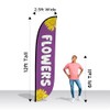 LookOurWay Feather Flag Banner - 12 Feet Tall Advertising Sign