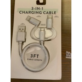Vivitar  vivitar 3 in 1 Charging Cable Made for Apple,New ‼