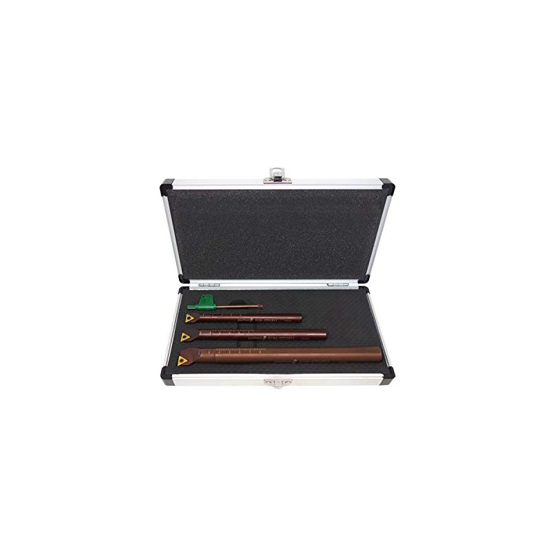 PAULIMOT Drill Bar Set 3 Pieces with Reversible Plates 10,