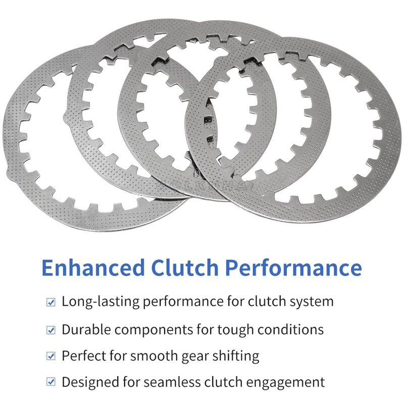 GOLKNHA Clutch Kit & Cover Gasket Compatible with Yamaha TTR125