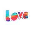 Love Letter Night Light Hangable Decorative Desktop LED Neon Lamp