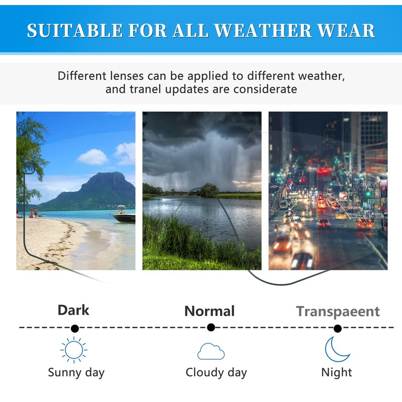 [KOOTU] Sunglasses Sports Polarized Cycling Glasses Men or Women Motorcycle