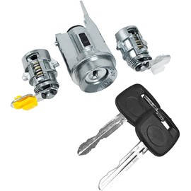Zieichy Ignition Switch & Door Lock Cylinder with Keys Fit for Toyota 4Runner 1999 2000 2001 2002 3.4L V6 2.7L L4, Replacement Ignition Switch Lock Cylinder