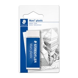 STAEDTLER ‎526 50 BKD Mars Eraser, Premium-Quality, Latex & Phthalate-Free (Pack of 1), White