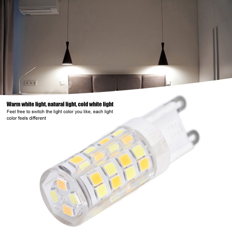 10PCS G9 220V LED Lamp Dimmable Ceramic LED Bulb Replace