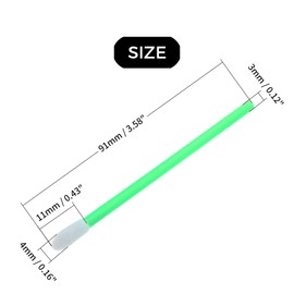 100 disposable lip brushes, mascara extension makeup brushes, mascara extension eye black applicators, lipstick stick cosmetics tools, which can be used to apply lipstick Foam Cleaning Swabs