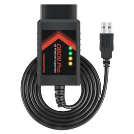 OBDMONSTER ELM327 OBD2 Adaptador Compatible con F150 F250 y más, para MS/HS Can Interruptor automático, escáner de diagnóstico OBDII a través de USB Solo para Windows