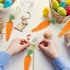 8 x Easter Carrots (8cm) Orange Mini Carrots Hanging Pendant