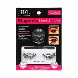 Ardell Magnetic Gel EyeLiner & False Lashes, Demi Wispies, 1 set