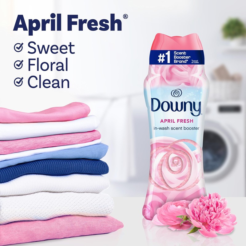 Downy April Fresh In-Wash Laundry Scent Booster Beads, 24 oz,