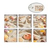 Yardwe Pack of 6 Non-Slip Stickers Beach Pattern Bathroom Pedal