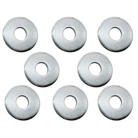 M8 BZP Washers (8mm x 16mm) Din 125A Specification Bright Zinc Plated Alloy Steel Washers (50, M8)