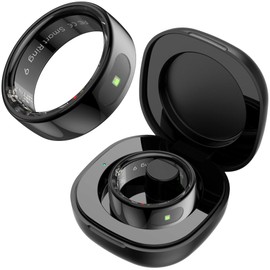 Smart Ring Heart Rate Sleep Tracker Blood Oxygen, Message Call Reminder TikTok Scrolling Ring, Fitness Tracker Step Counter Calories, Women Men Smart Rings for Android iOS Phones, No App Subscription