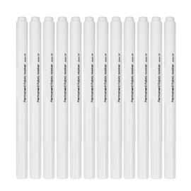 12pcs Fabric Sewing Marking Pens DIY Washable Fiber Tip Disappearing Ink Pen Water Erasable Fabric Marking Pen for Clothing