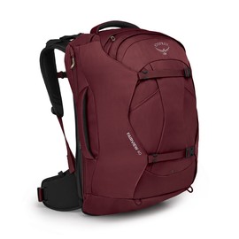 Osprey Fairview 40L Women's Travel Backpack, Zircon Red