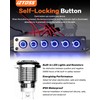 IZTOSS 6 Gang Aluminum Marine Rocker Switch Panel - Pre-Wired